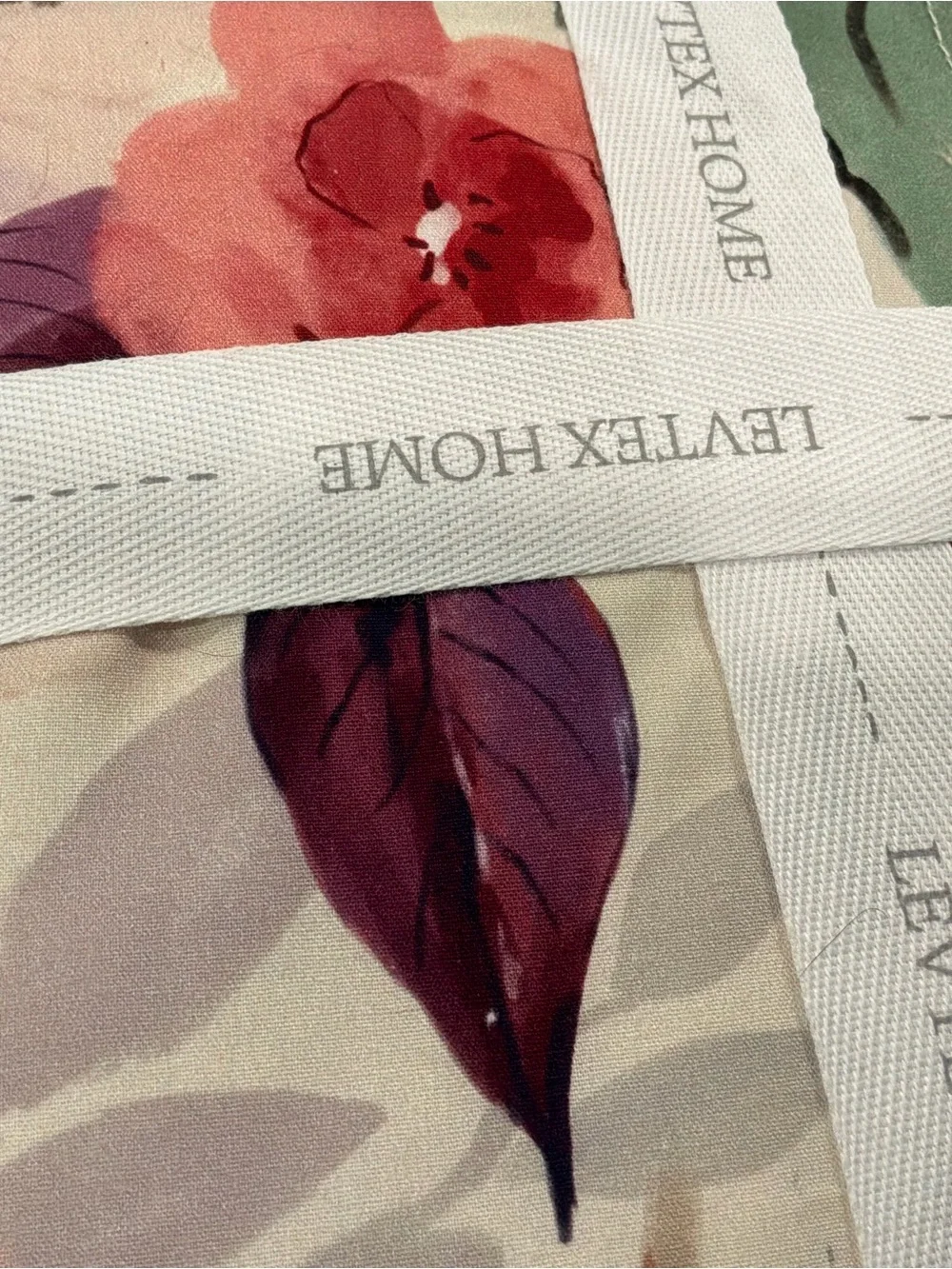 Levtex Home Mona Euro Shams Standard Size Pinks NEW set of 2